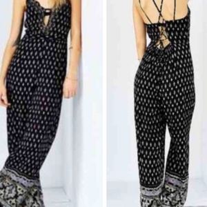 Urban Outfitters beaded floral jumpsuit